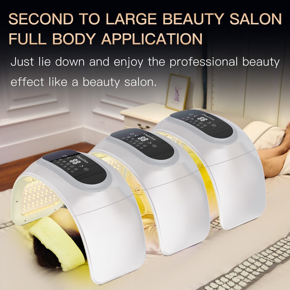 Bornbyme LED Light Therapy 7 Color LED Light Therapy with Hydrating Spray Facial Skin Machine