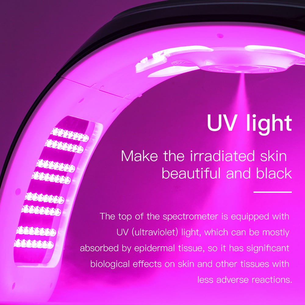 Bornbyme LED Light Therapy 7 Color LED Light Therapy with Hydrating Spray Facial Skin Machine