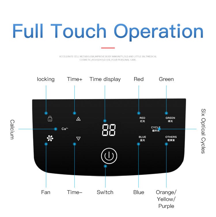 Bornbyme LED Light Therapy 7 Led Light Therapy Combines Calcium