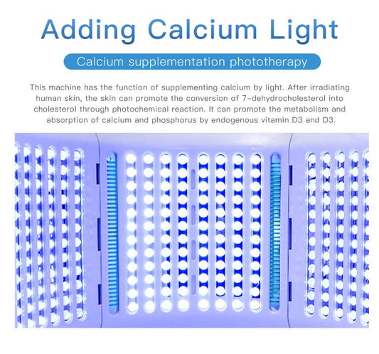 Bornbyme LED Light Therapy 7 Led Light Therapy Combines Calcium