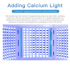 Bornbyme LED Light Therapy 7 Led Light Therapy Combines Calcium