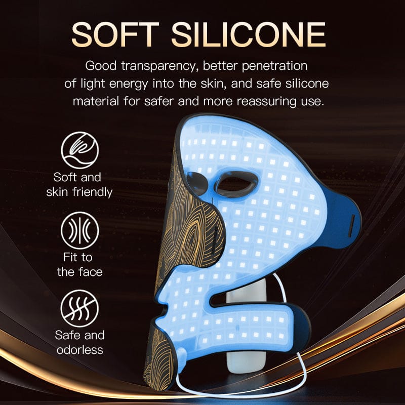 bornbyme LED Light Therapy 7 Light LED Face Mask Therapy