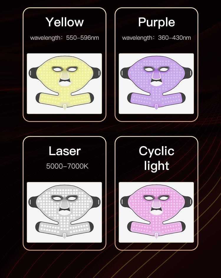 bornbyme LED Light Therapy 7 Light LED Face Mask Therapy