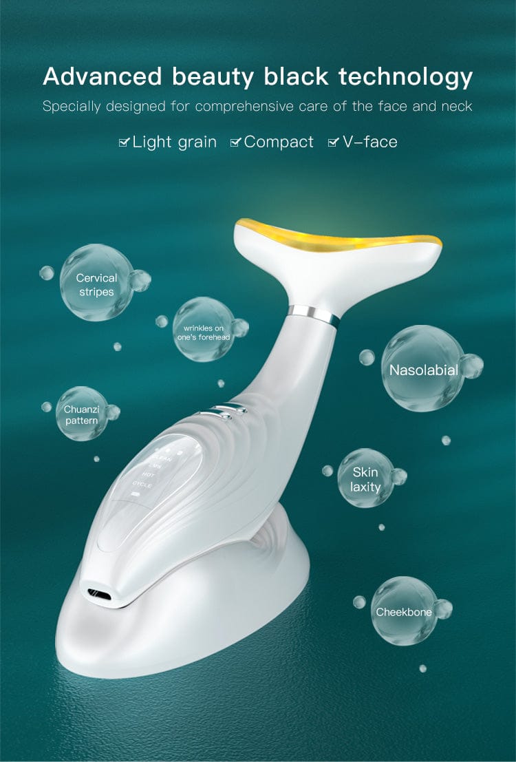 bornbyme LED Light Therapy LED Light Therapy for Face and Neck Remove Acne Glow Lift & Smooth Skin