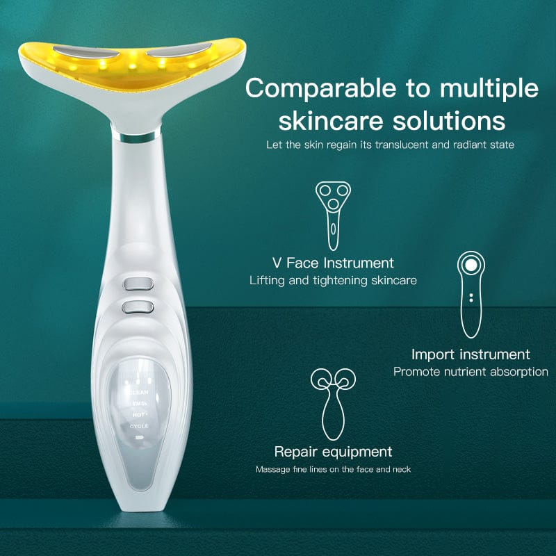 bornbyme LED Light Therapy LED Light Therapy for Face and Neck Remove Acne Glow Lift & Smooth Skin