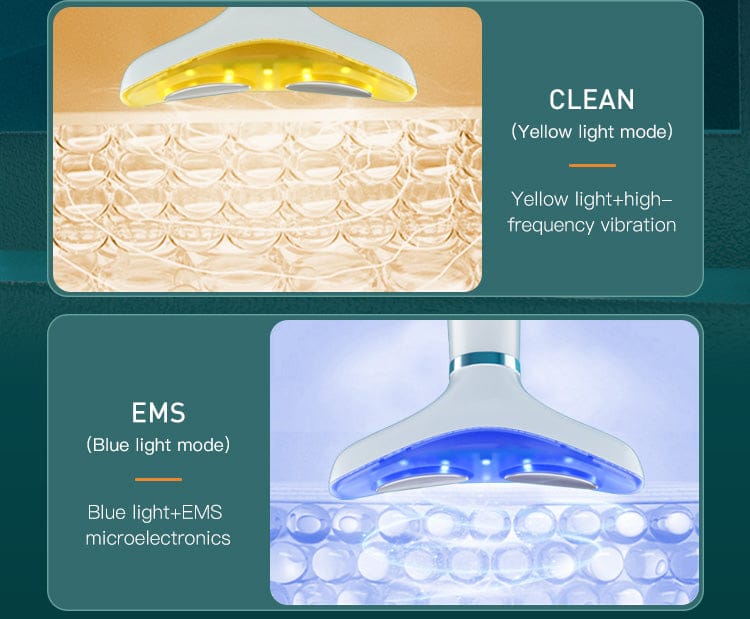 bornbyme LED Light Therapy LED Light Therapy for Face and Neck Remove Acne Glow Lift & Smooth Skin