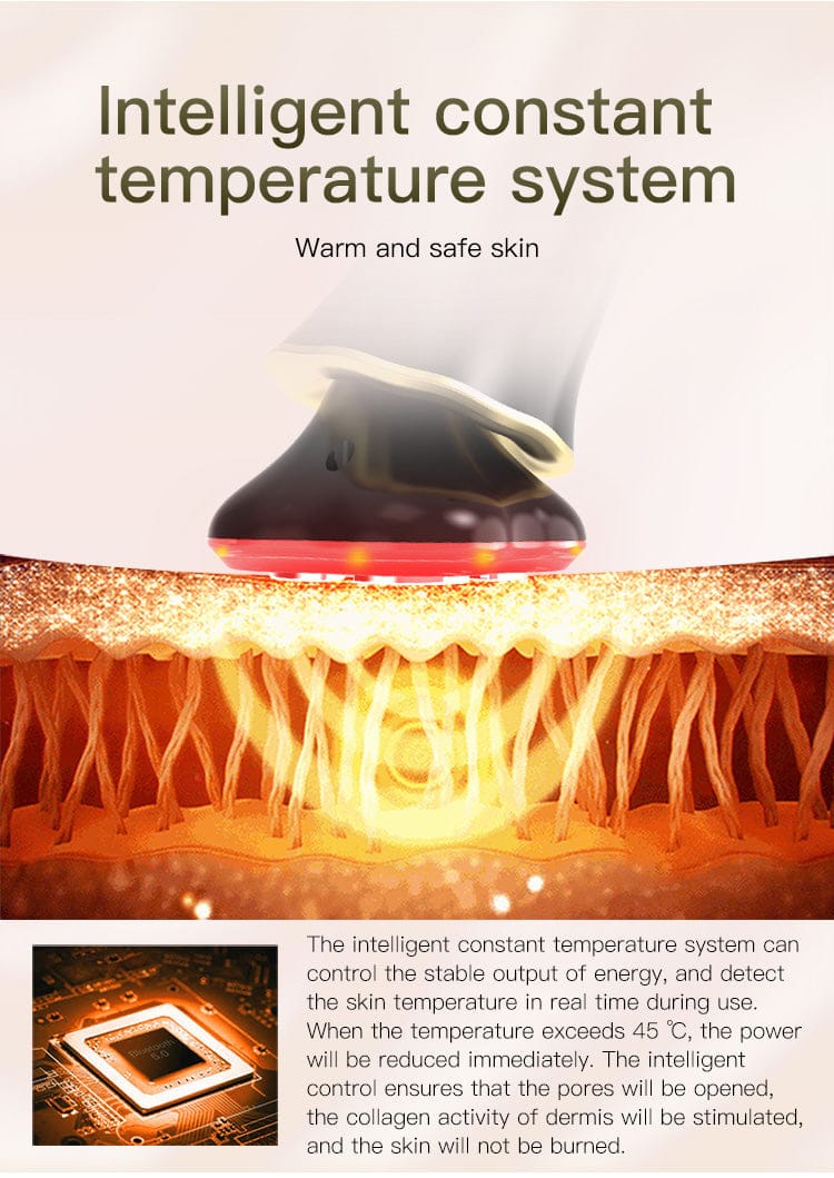 bornbyme LED Light Therapy LED Light Therapy for Face Glass Glow Device Facial Massager