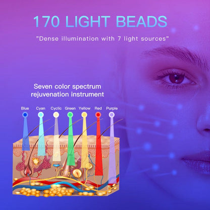 Bornbyme LED Light Therapy LED Light Therapy Machine with Hydrating NANO Spray