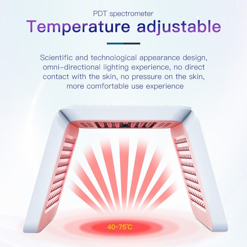 Bornbyme LED Light Therapy LED Light Therapy Machine with Hydrating NANO Spray Tri-fold