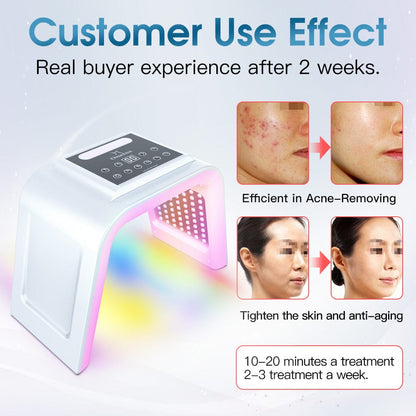 bornbyme LED Light Therapy LED Light Therapy with Hydrating Spray 7 Color Facial Machine