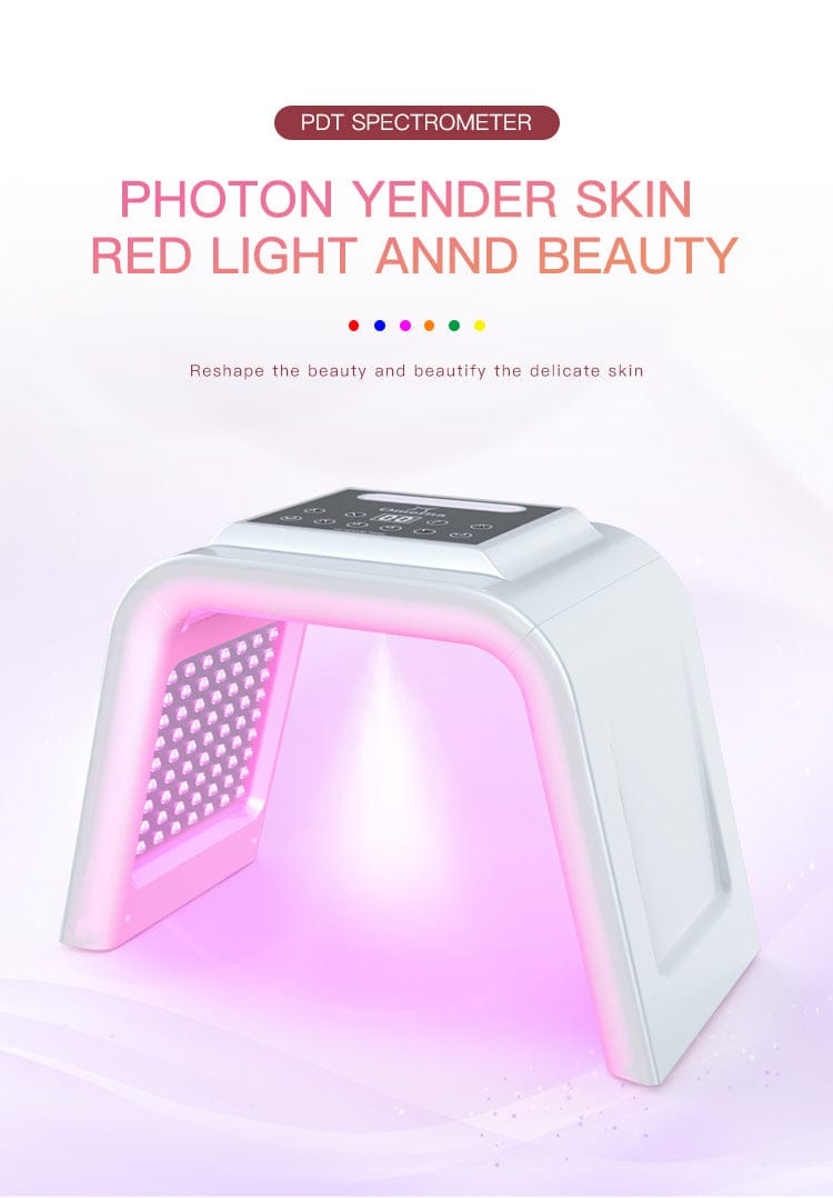 bornbyme LED Light Therapy LED Light Therapy with Hydrating Spray 7 Color Facial Machine