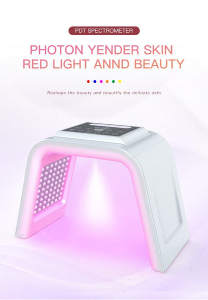 bornbyme LED Light Therapy LED Light Therapy with Hydrating Spray 7 Color Facial Machine