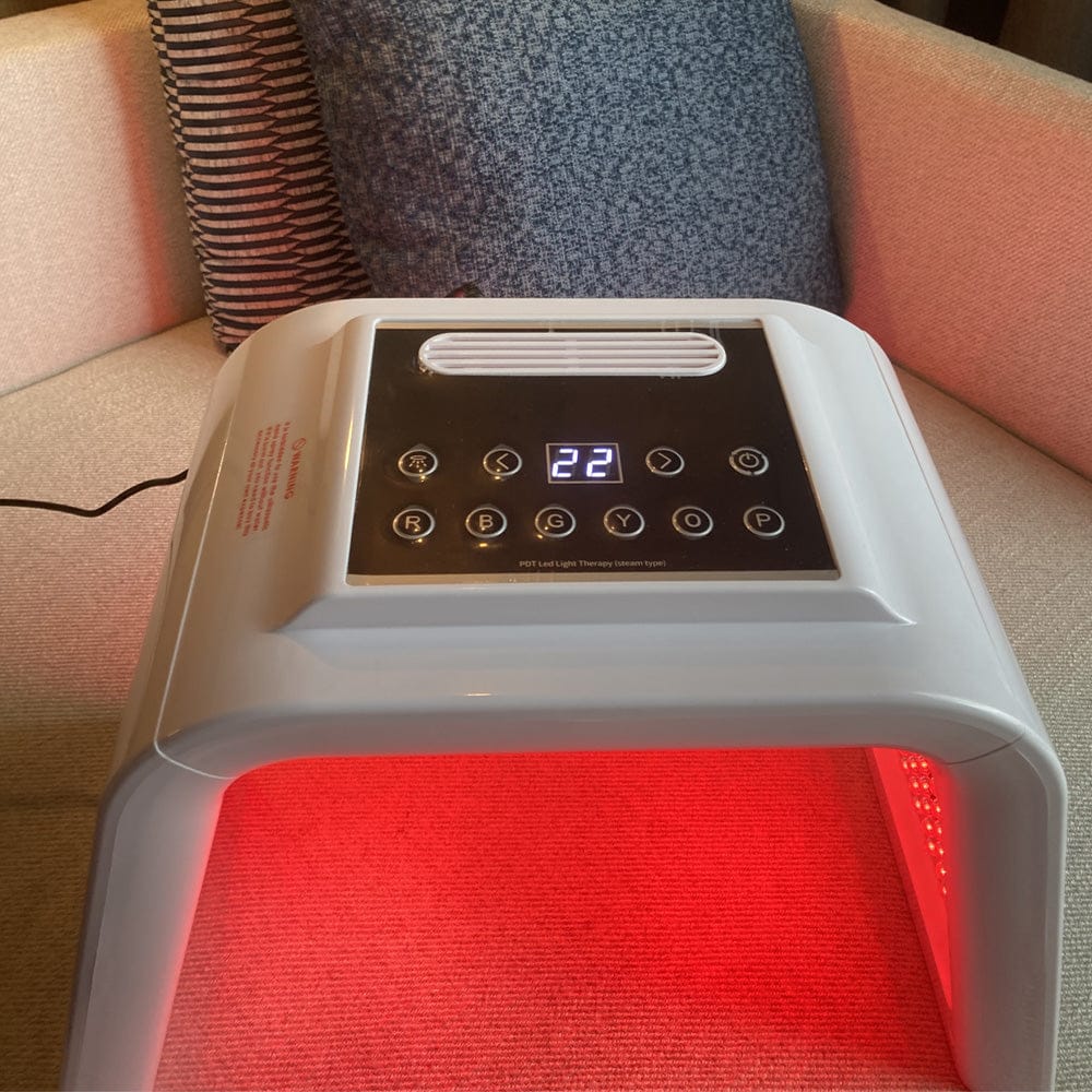 bornbyme LED Light Therapy LED Light Therapy with Hydrating Spray 7 Color Facial Machine