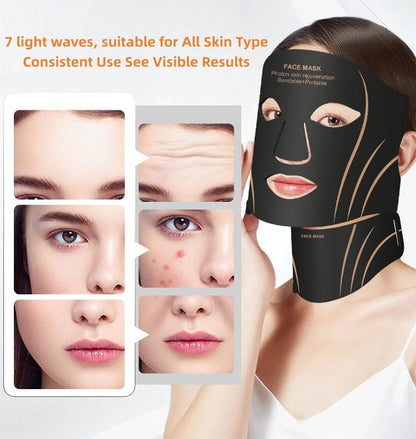 Bornbyme LED Light Therapy Red Light Therapy Mask for Face and Neck