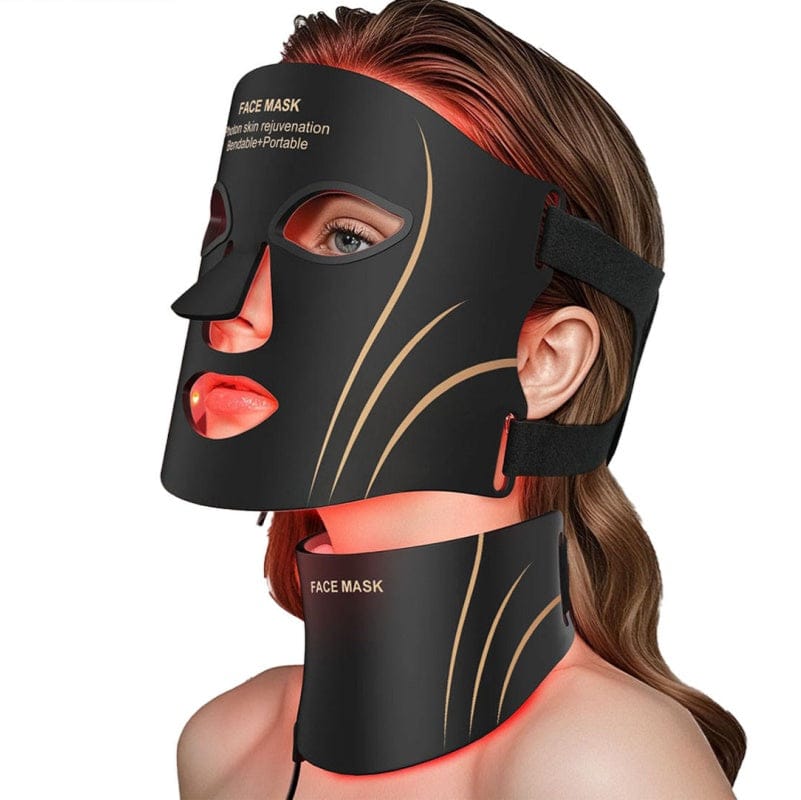 Bornbyme LED Light Therapy Red Light Therapy Mask for Face and Neck