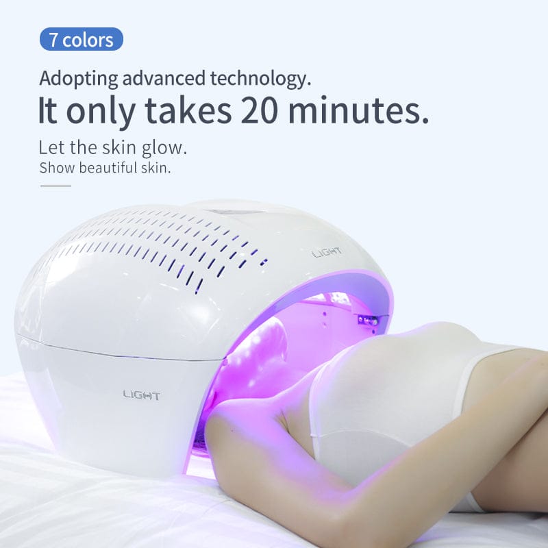 Bornbyme LED Light Therapy Round LED Light Therapy Machine