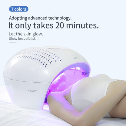 Bornbyme LED Light Therapy Round LED Light Therapy Machine