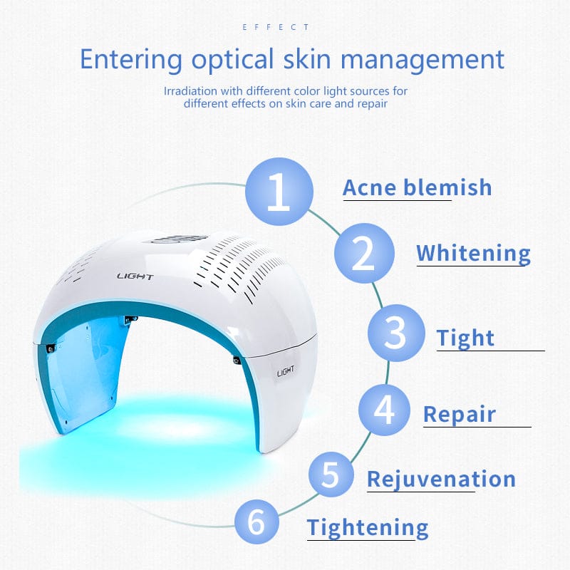 Bornbyme LED Light Therapy Round LED Light Therapy Machine