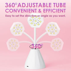 bornbyme Nail Product 30W Rechargeable Smart UV Lamp Flower