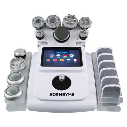 Bornbyme Ultrasonic Cavitation Machine 11 In 1 80K Body Sculpting Cavitation Machine with Laser