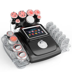Bornbyme Ultrasonic Cavitation Machine 11 In 1 80K Body Sculpting Cavitation Machine with Laser Fat Reduction Black