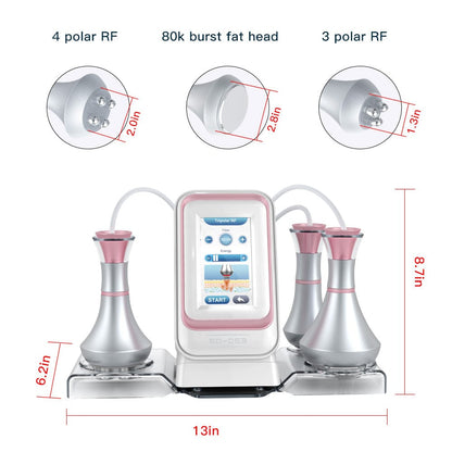 bornbyme Ultrasonic Cavitation Machine 3 IN 1 80K Ultrasonic Cavitation Machine Anti Cellulite Fat Burners