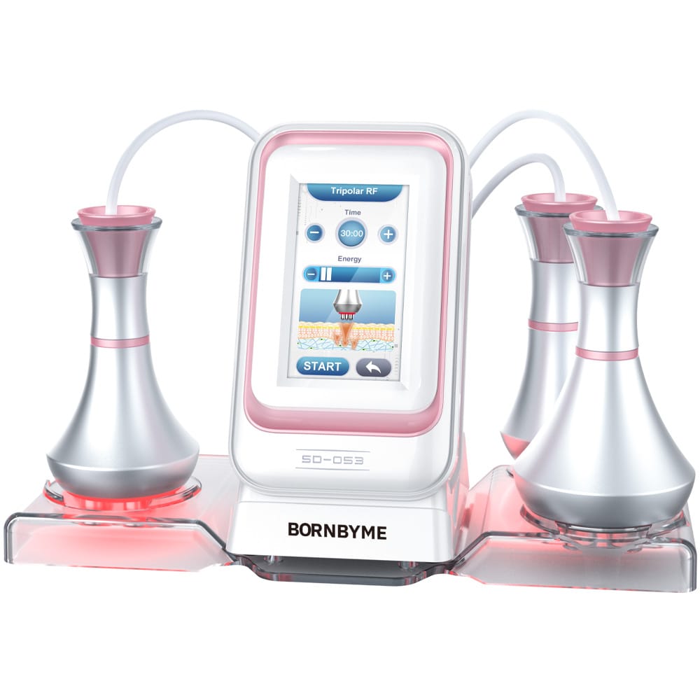 bornbyme Ultrasonic Cavitation Machine 3 IN 1 80K Ultrasonic Cavitation Machine for Home Beauty Care