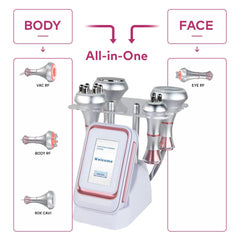 Bornbyme Ultrasonic Cavitation Machine 4 IN 1 80K Ultrasonic Cavitation Machine Anti Cellulite Fat Burners