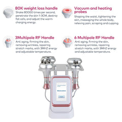 Bornbyme Ultrasonic Cavitation Machine 4 IN 1 80K Ultrasonic Cavitation Machine Anti Cellulite Fat Burners