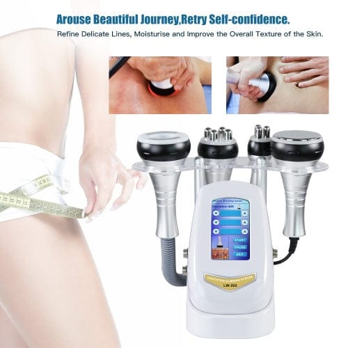 Bornbyme Ultrasonic Cavitation Machine 40K 4 IN 1 Cavitation Body Slimming Skin Tightening Machine