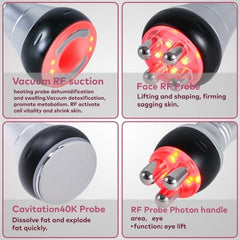 Bornbyme Ultrasonic Cavitation Machine 40K 4 IN 1 Cavitation Body Slimming Skin Tightening Machine