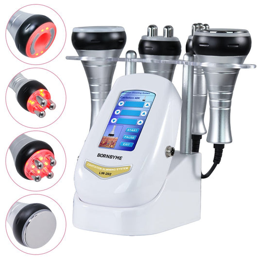 Bornbyme Ultrasonic Cavitation Machine 40K 4 IN 1 Ultrasonic Cavitation Machine for Body Sculpting & Skin Tightening