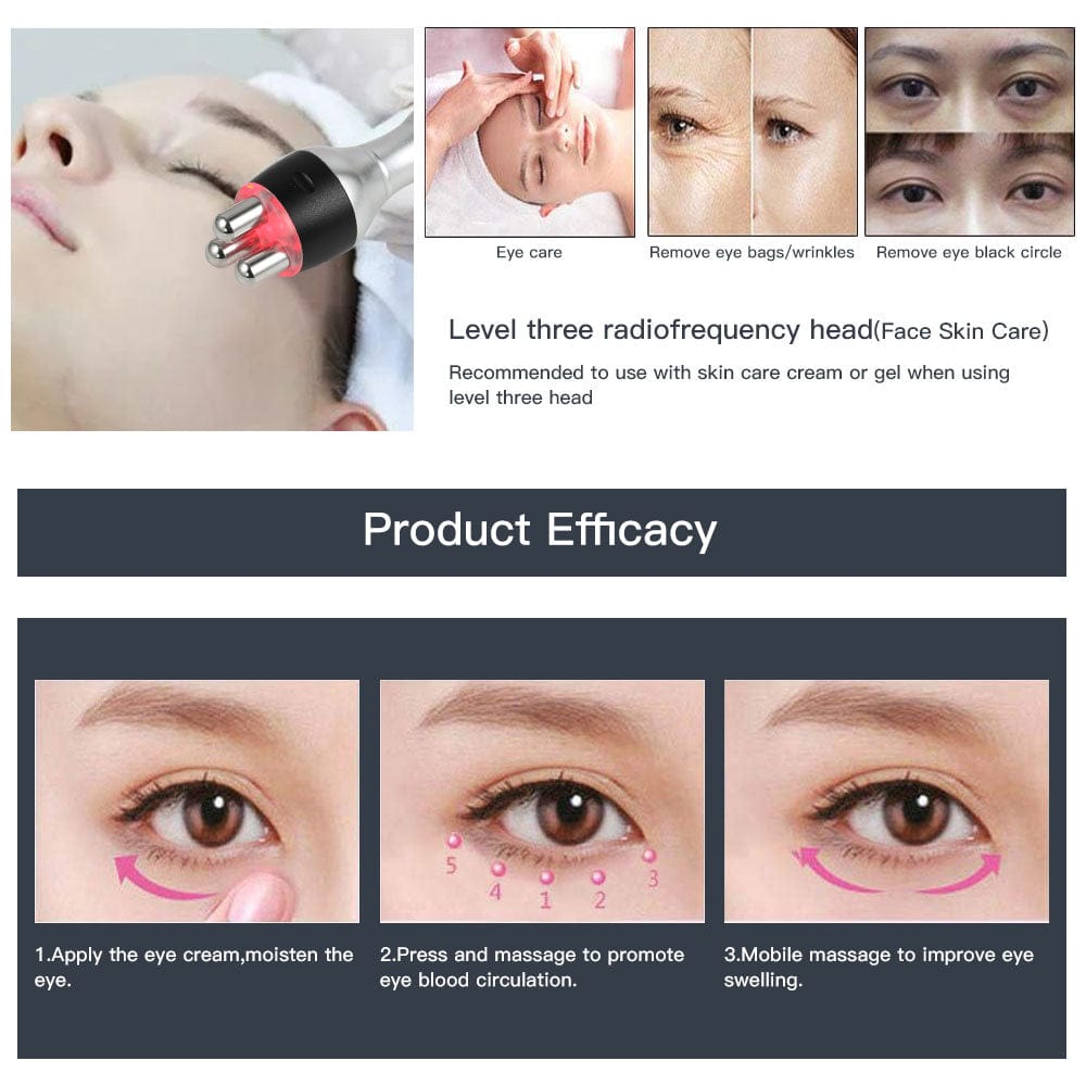 Bornbyme Ultrasonic Cavitation Machine 40K 5-IN-1 Cavitation Anti Cellulite Body Shaping Device