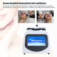 Bornbyme Ultrasonic Cavitation Machine 40K 5-IN-1 Cavitation Anti Cellulite Body Shaping Device