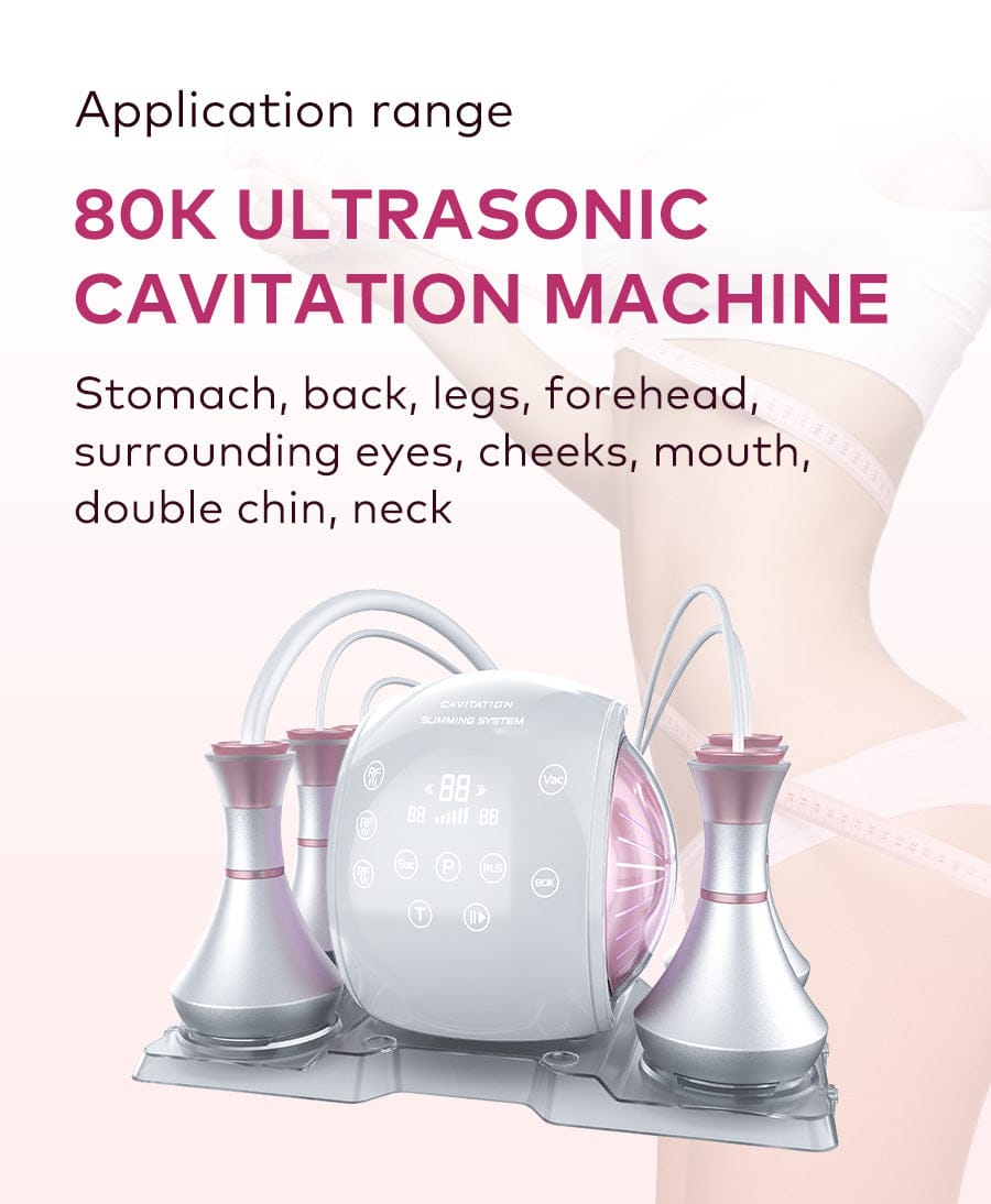 bornbyme Ultrasonic Cavitation Machine 5 IN 1 80K Ultrasonic Cavitation Machine Anti Cellulite