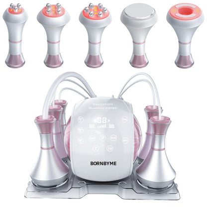 bornbyme Ultrasonic Cavitation Machine 5 IN 1 80K Ultrasonic Cavitation Machine Anti Cellulite