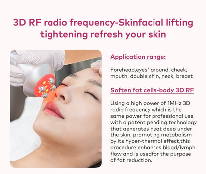 bornbyme Ultrasonic Cavitation Machine 6 IN 1 80K Cavitation Body Sculpting Machine Anti Cellulite