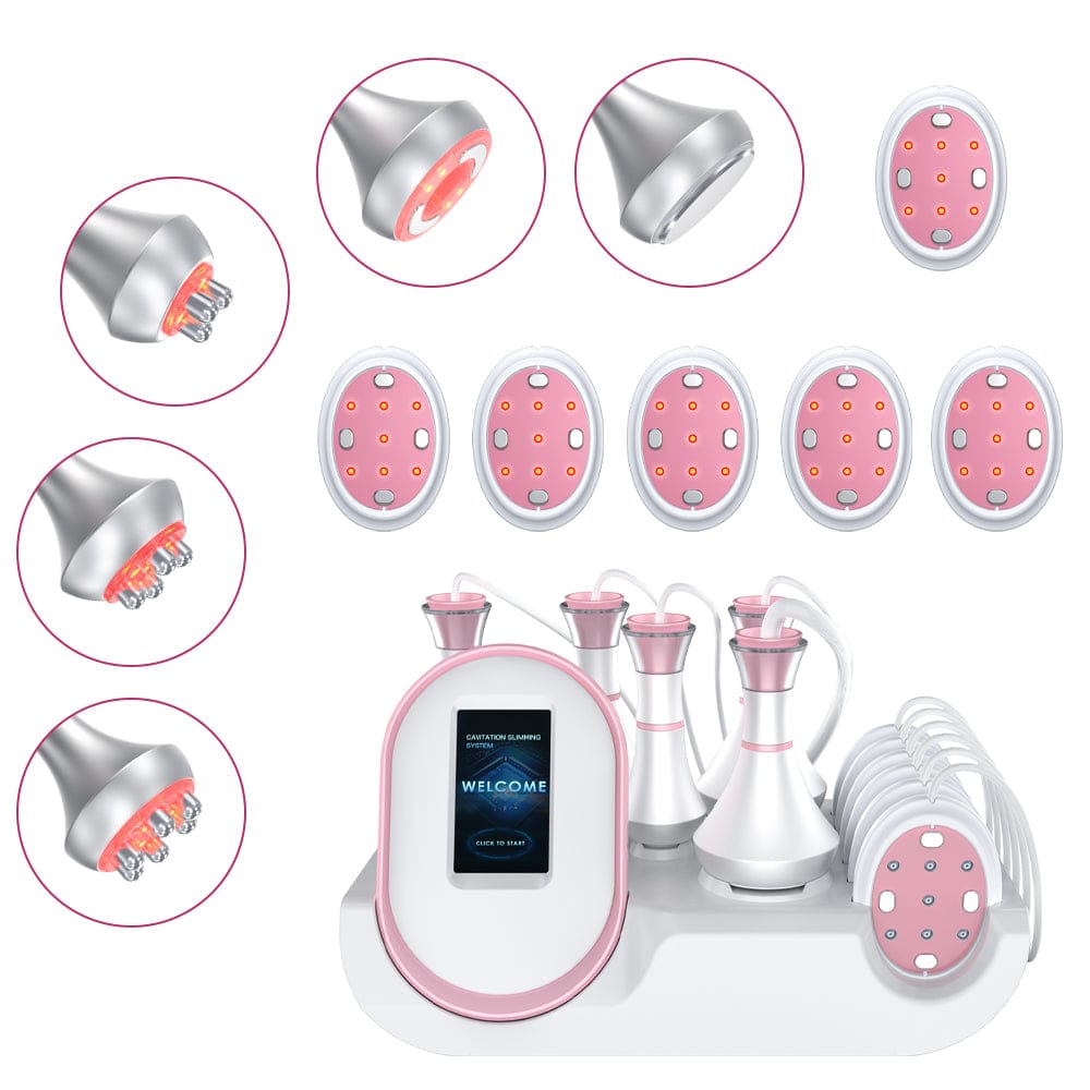 bornbyme Ultrasonic Cavitation Machine 6 IN 1 80K Cavitation Body Sculpting Machine Anti Cellulite