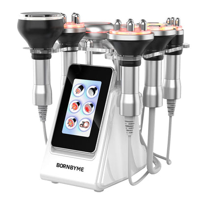 bornbyme Ultrasonic Cavitation Machine 6 IN 1 80K Cavitation Body Sculpting Machine Anti Cellulite