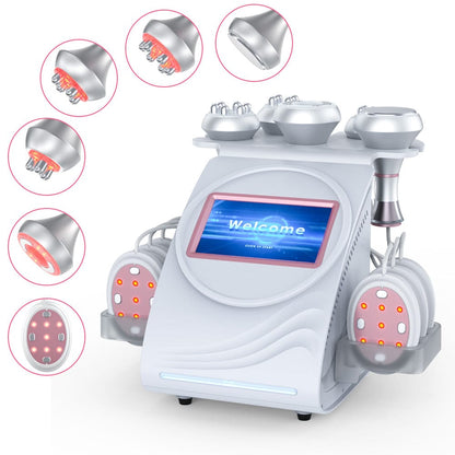 Bornbyme Ultrasonic Cavitation Machine 6 In 1 80K Ultrasonic Cavitation Machine Body Sculpting for Fat Reduction with EMS Therapy