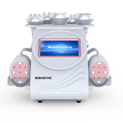 Bornbyme Ultrasonic Cavitation Machine 6-in-1 80K Ultrasonic Cavitation Shaping Device - Radio Frequency Beauty Instrument