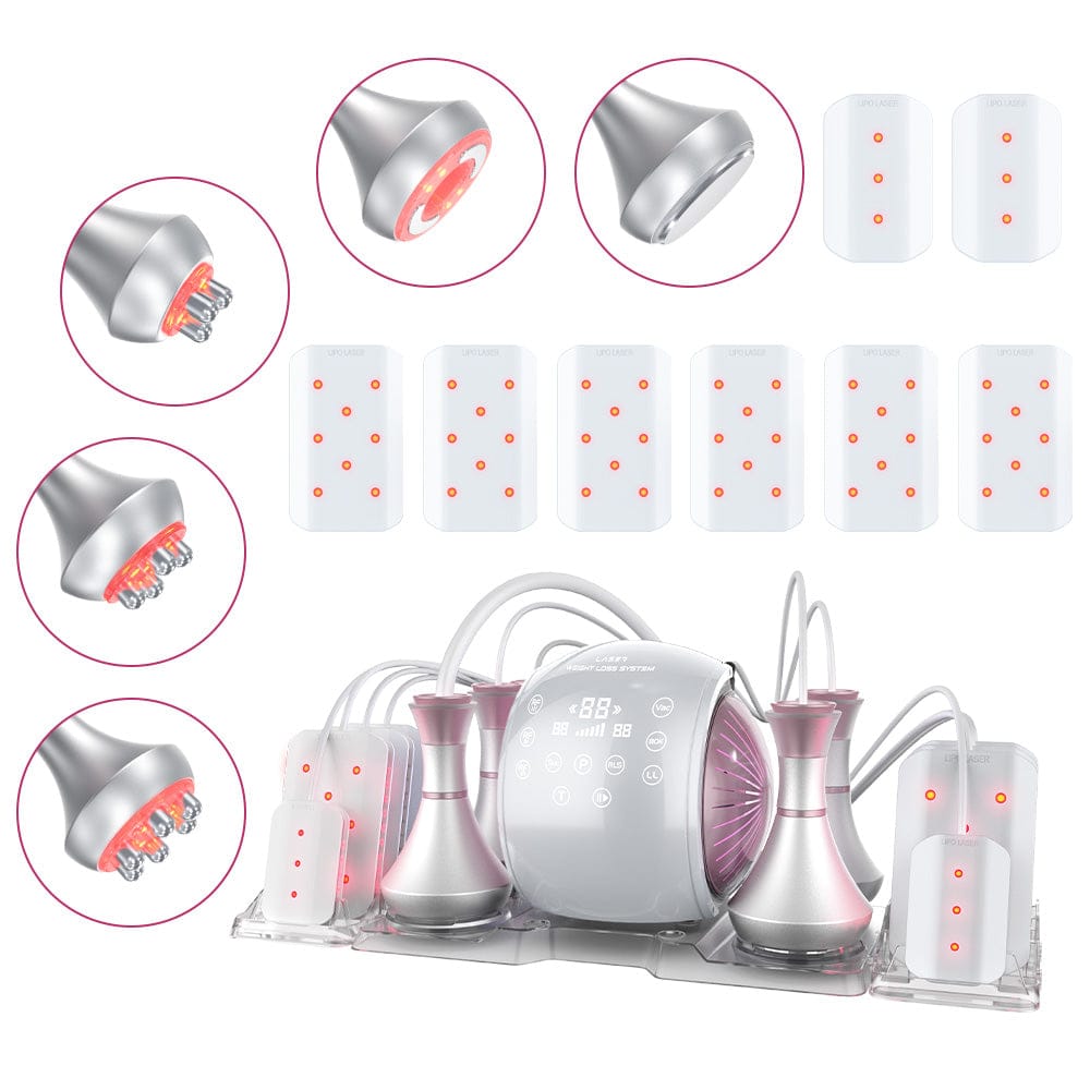 Bornbyme Ultrasonic Cavitation Machine 6 IN 1 Skin Tightening Machine Fat Burning Cavitation Body Slimming Device