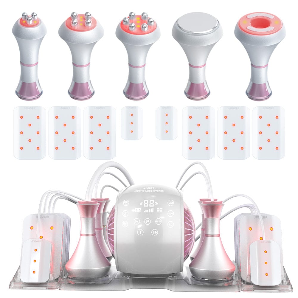 Bornbyme Ultrasonic Cavitation Machine 6 IN 1 Skin Tightening Machine Fat Burning Cavitation Body Slimming Device