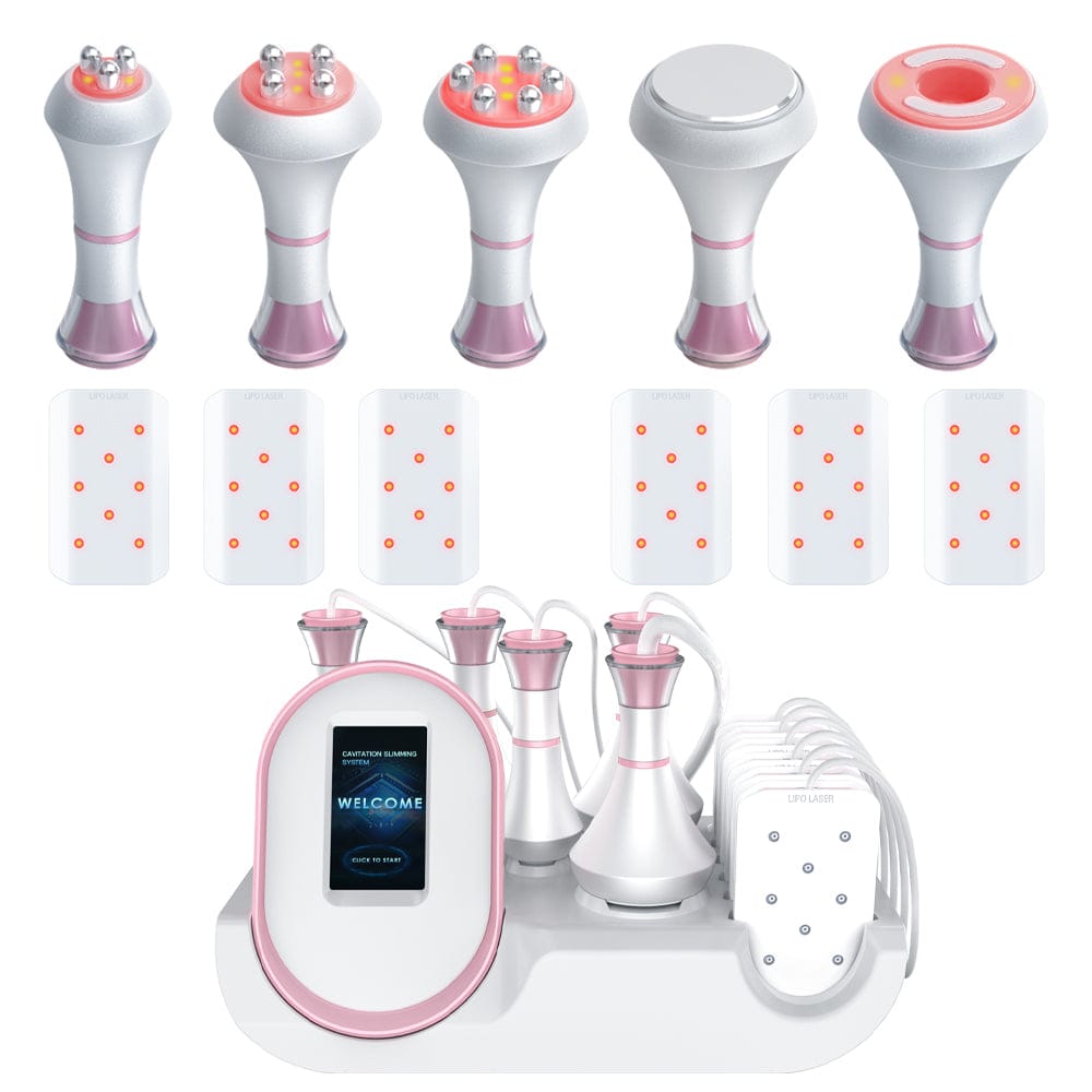 bornbyme Ultrasonic Cavitation Machine 6 IN 1 with Lipo Laser 6 IN 1 80K Cavitation Body Sculpting Machine Anti Cellulite