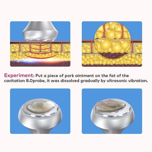 Bornbyme Ultrasonic Cavitation Machine 6 IN 1 with Lipo Laser 80K Ultrasonic Cavitation Anti Cellulite Body Shaping Slimming Machine