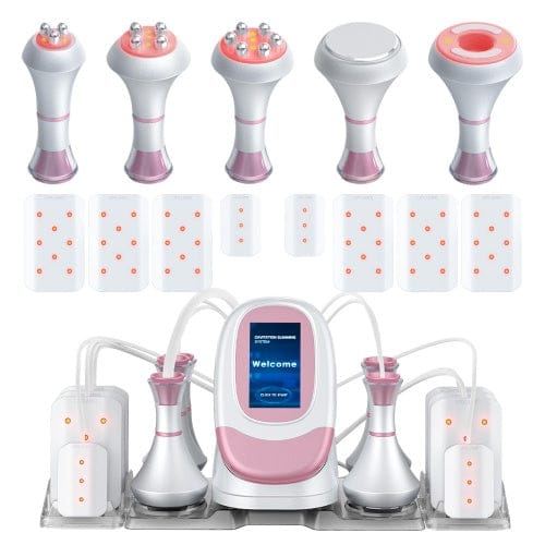 Bornbyme Ultrasonic Cavitation Machine 6 IN 1 with Lipo Laser 80K Ultrasonic Cavitation Anti Cellulite Body Shaping Slimming Machine