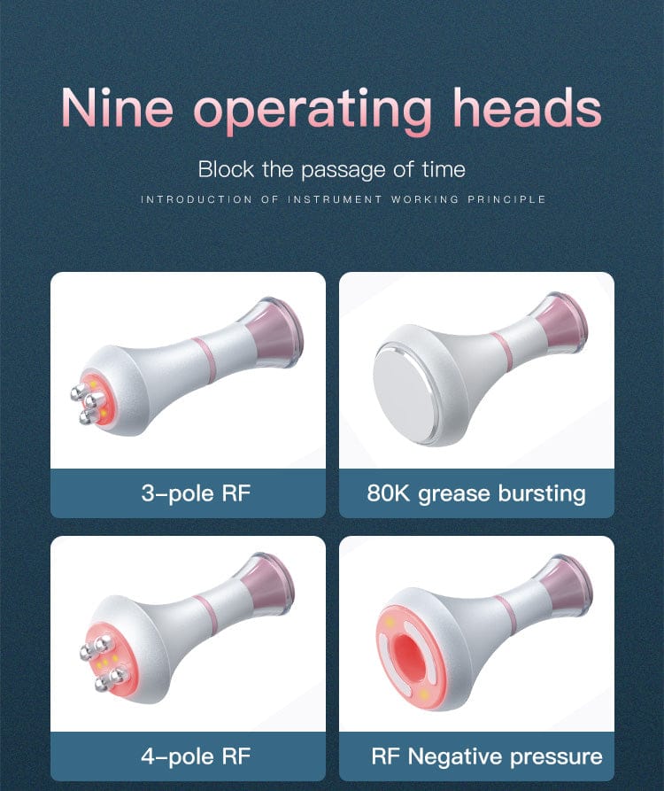 Bornbyme Ultrasonic Cavitation Machine 80K 5 IN 1 Ultrasonic Cavitation Body Sculpting Machine