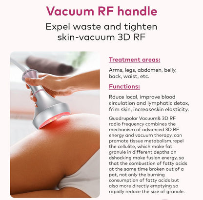 Bornbyme Ultrasonic Cavitation Machine 80K 5 IN 1 Ultrasonic Cavitation Body Sculpting Machine