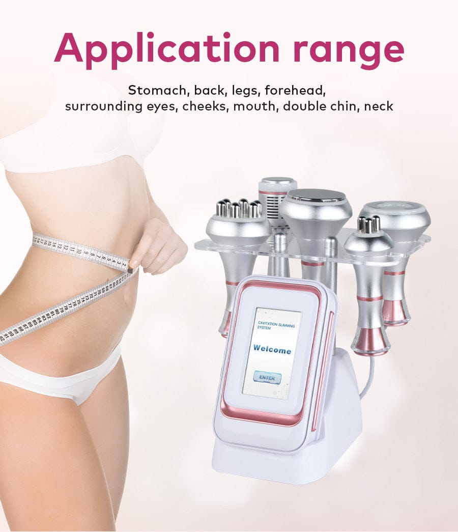 Bornbyme Ultrasonic Cavitation Machine 80K 5 IN 1 Ultrasonic Cavitation Machine Body Sculpt Fat Device