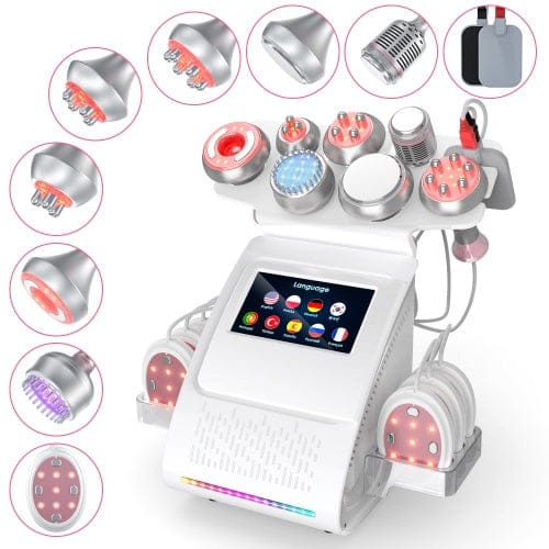 Bornbyme Ultrasonic Cavitation Machine 80K 9 IN 1 Ultrasonic Cavitation Body Sculpting Machine with EMS